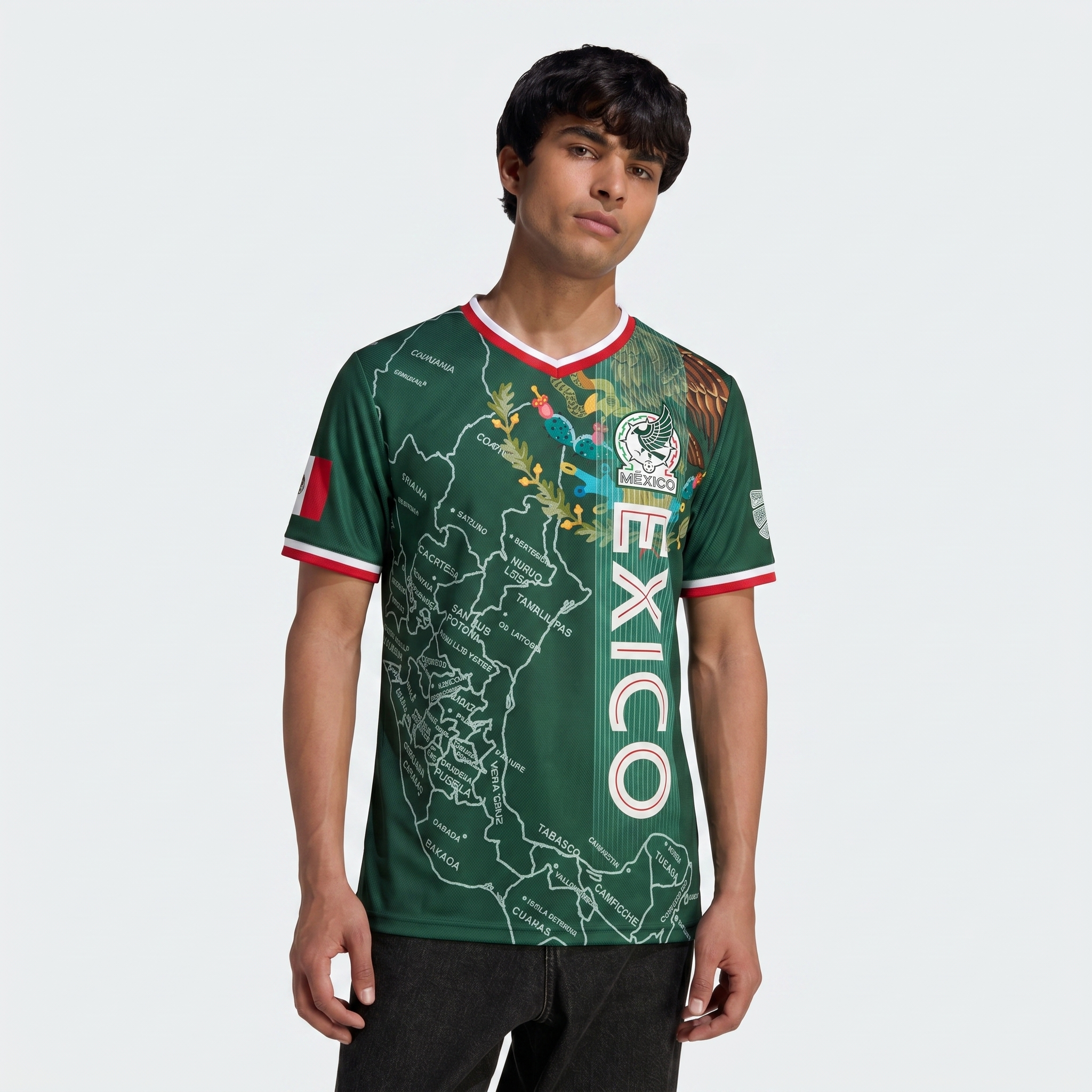 2026 Mexico Map Jersey