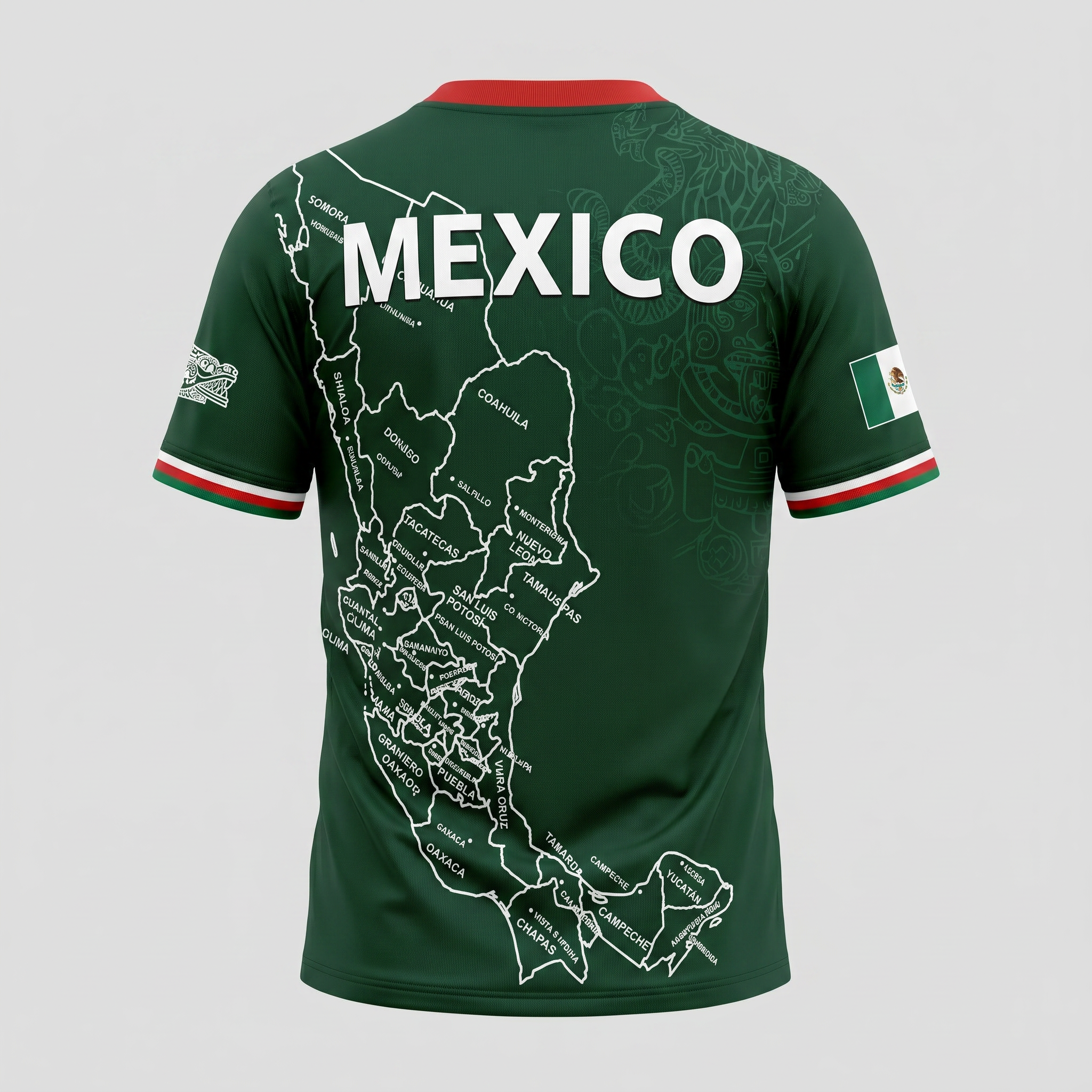 2026 Mexico Map Jersey