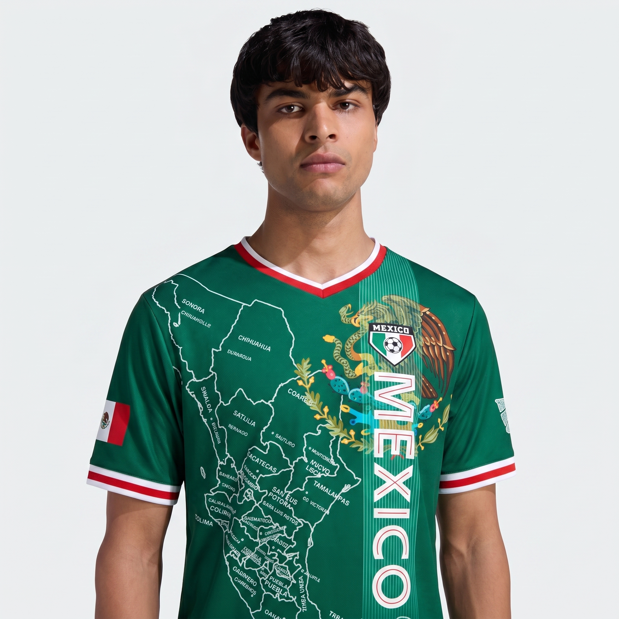 2026 Mexico Map Jersey